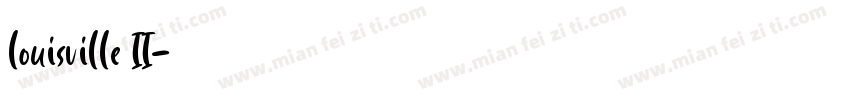 louisville II字体转换